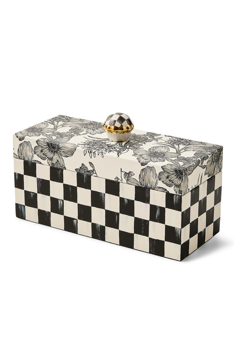 Courtly English Garden Box, Main, color, BLACK