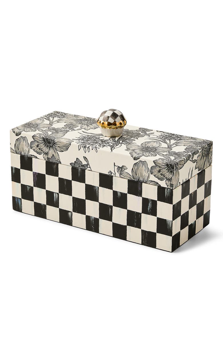 MACKENZIE CHILDS Courtly English Garden Box, Main, color, Black