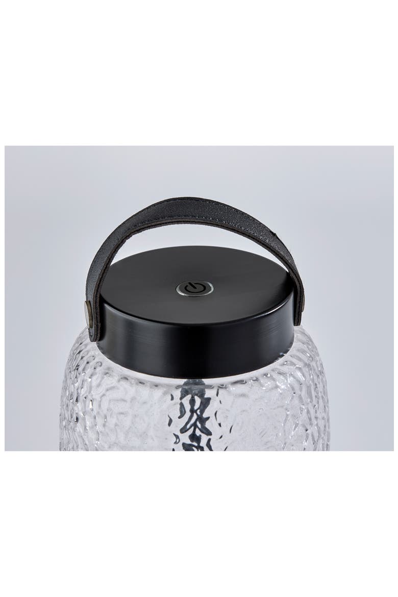 Cassius Cordless LED Table Lantern, Alternate, color, BLACK