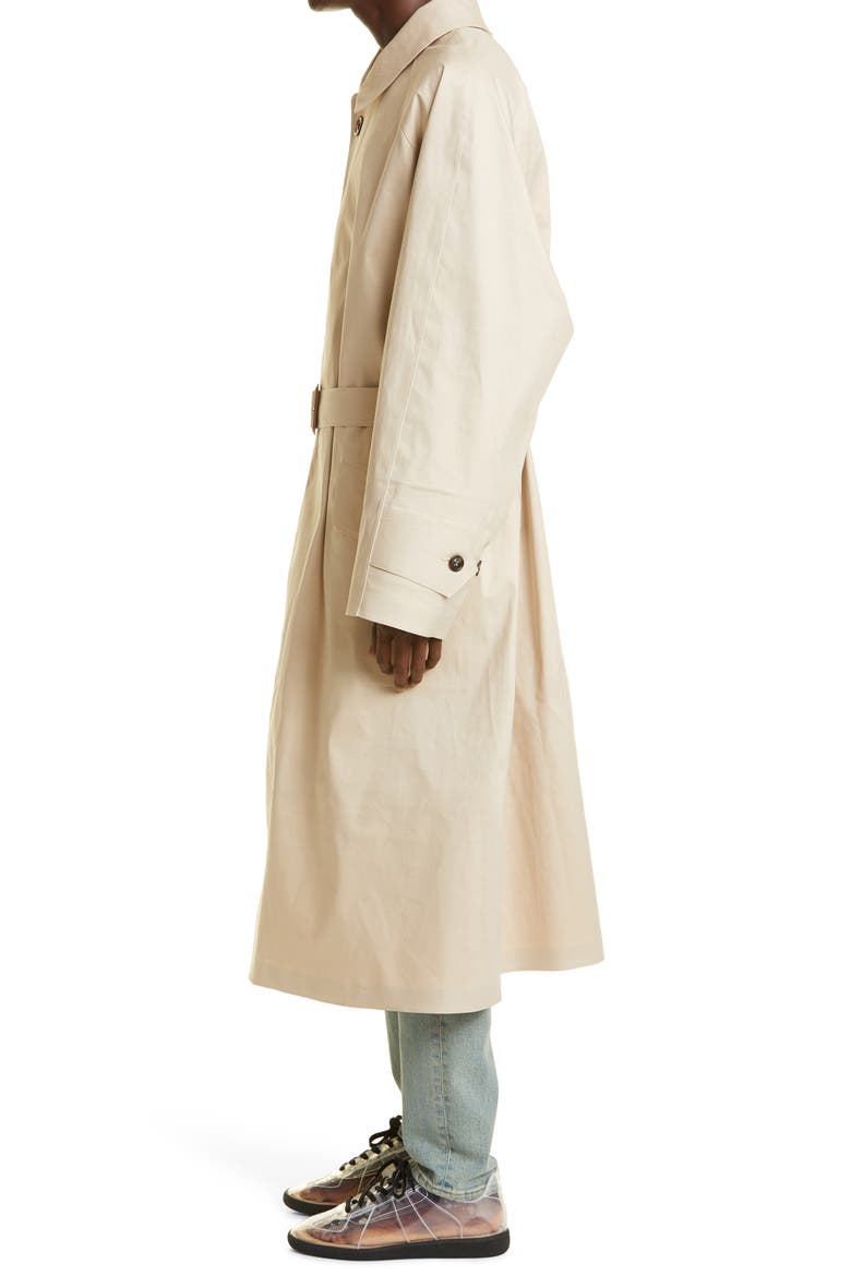 Long Trench Coat, Alternate, color, BEIGE