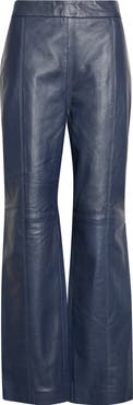 ST. JOHN Leather Trousers