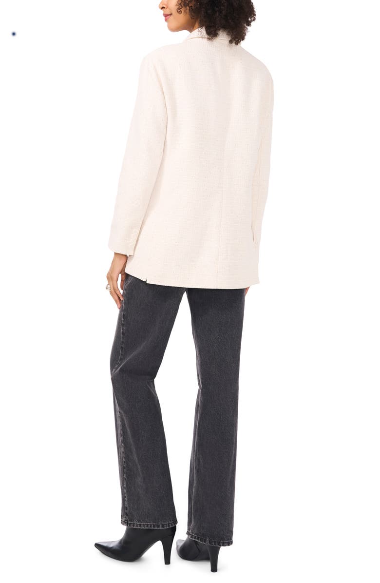 Vince Camuto Metallic Two-Button Blazer, Alternate, color, 