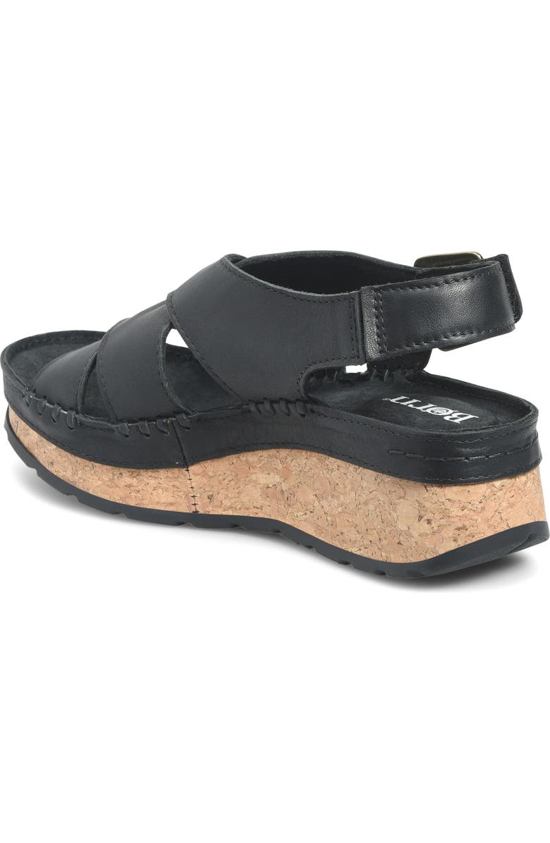 Børn Kavala Platform Sandal, Alternate, color, Black Leather