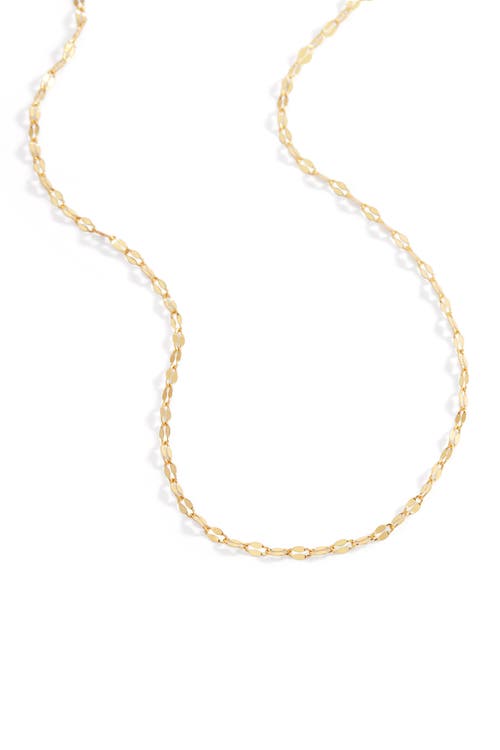 Mint & Lily Petal Chain Necklace In Gold