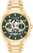 COACH Jackson Bracelet Chronograph Watch, 41.5mm
