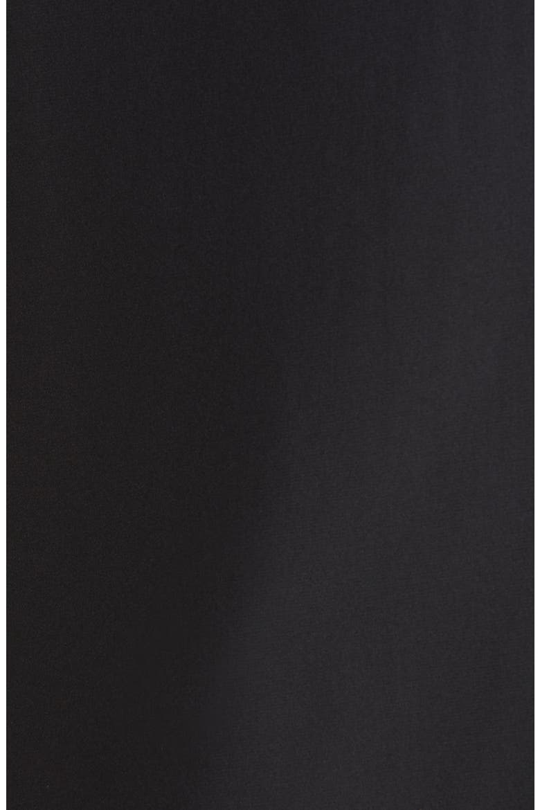 Alessia Pleated Detail Silk Blouse, Alternate, color, BLACK