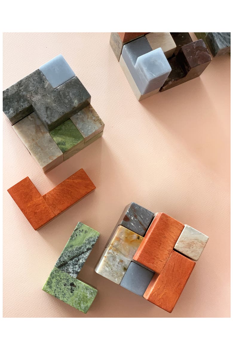 Cube Stone Puzzle, Alternate, color, MULTI
