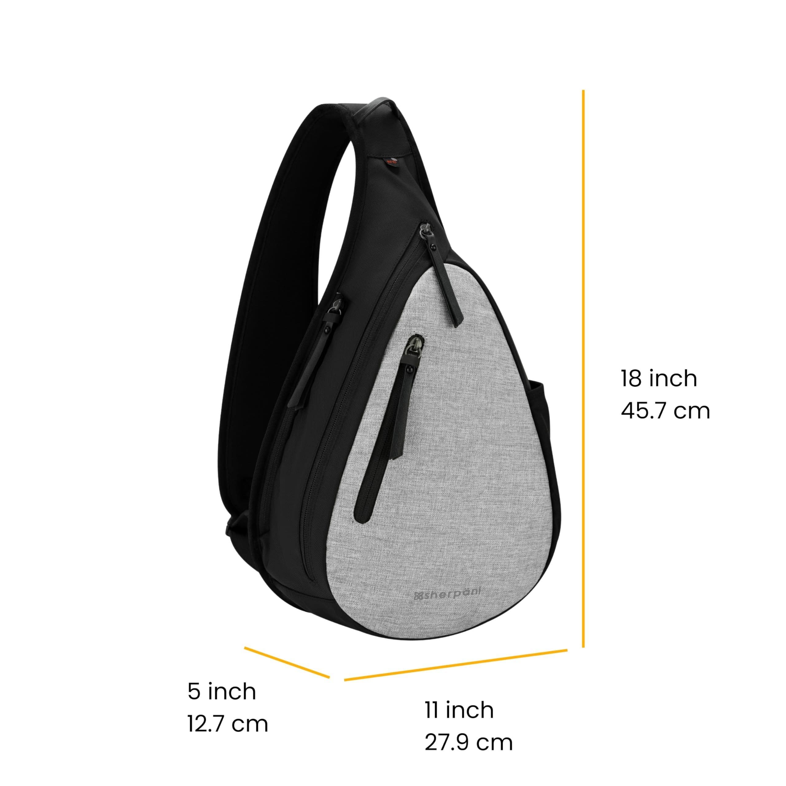 Sherpani Esprit Anti Theft RFID Protection Sling Bag, Fits 10'' Tablet, Sterling - Lite, Alternate, color, 