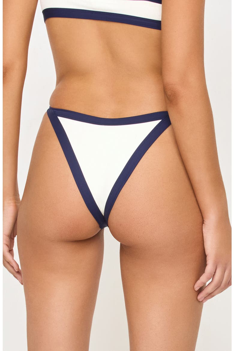 Mackenzie Bitsy Bikini Bottoms, Alternate, color, MIDNIGHT/ CREAM