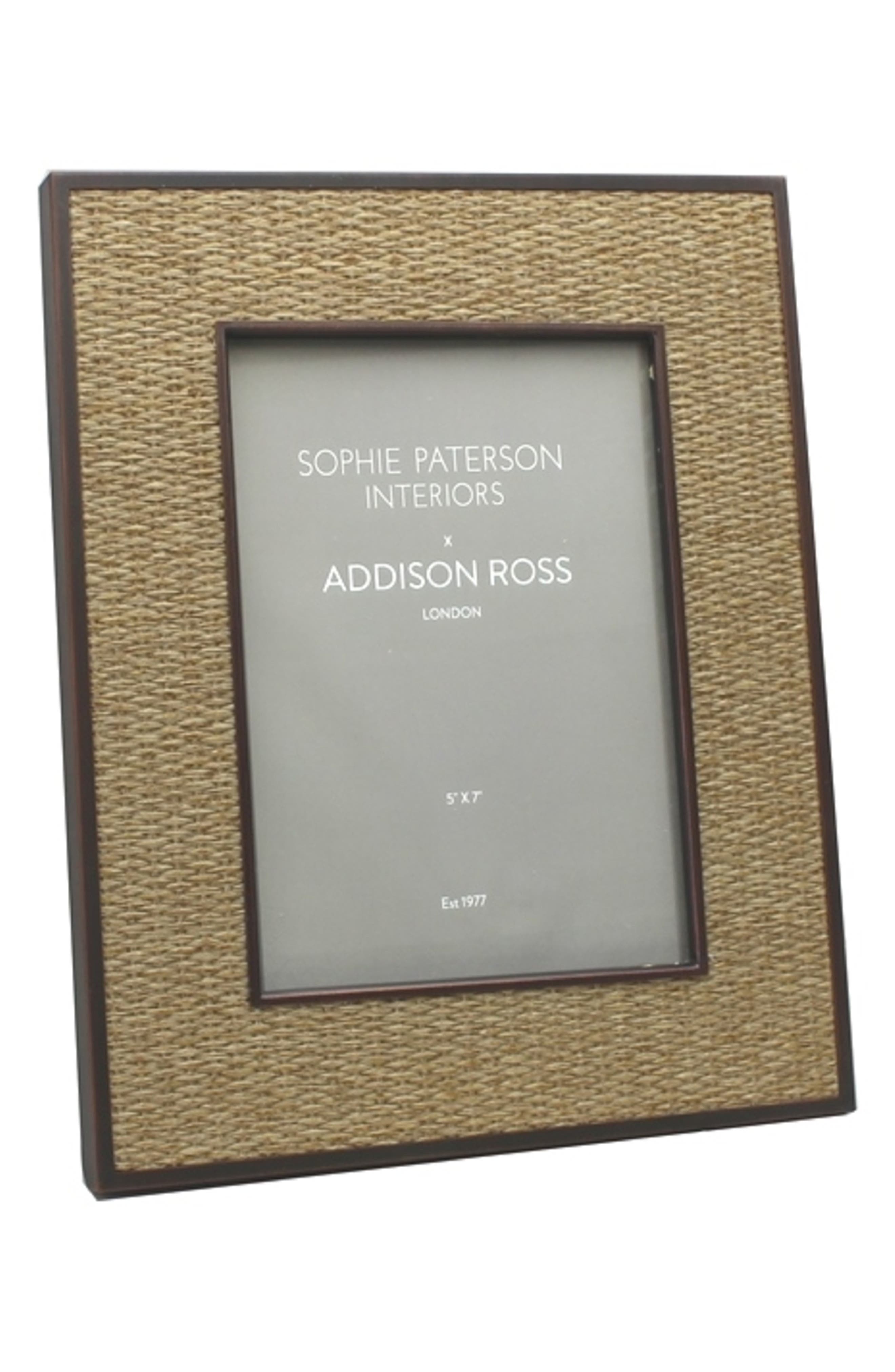 Addison Ross London x Sophie Paterson Rattan Picture Frame in Brown 