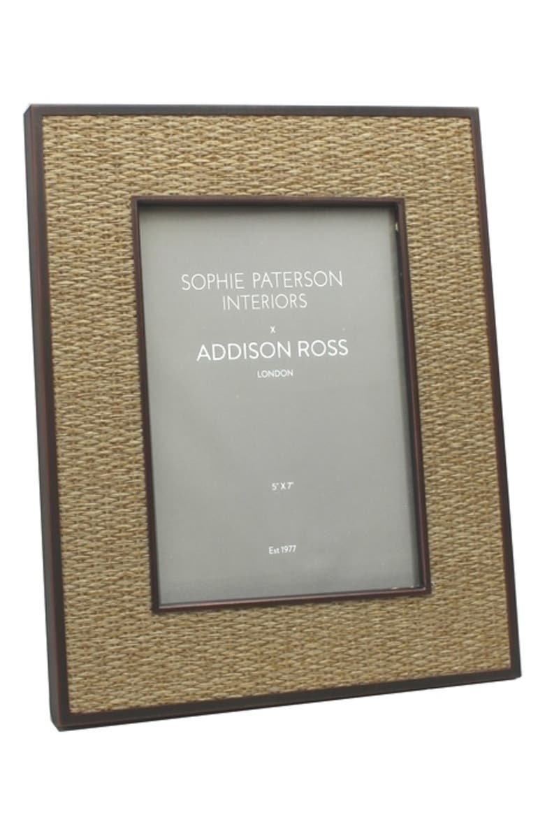 Addison Ross London x Sophie Paterson Rattan Picture Frame, Main, color, Brown