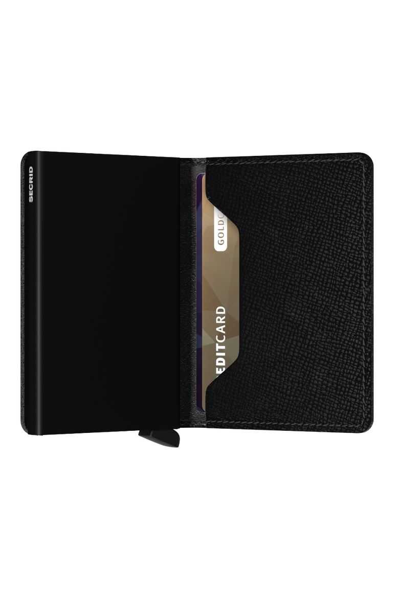 Slimwallet Crisple, Alternate, color, Black