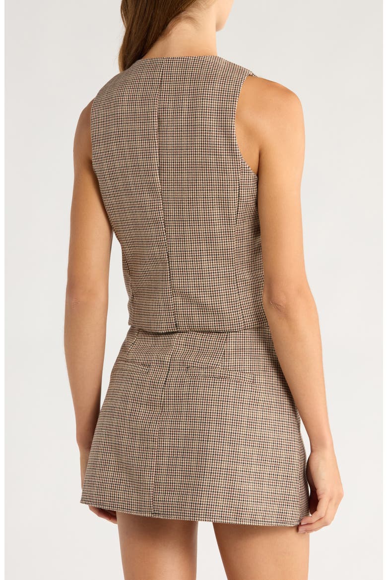 Plaid Crop Vest, Alternate, color, BETWEEN THE LINES