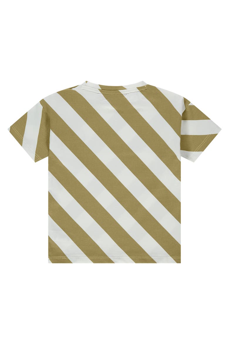 Diagonal Striped T-Shirt, Alternate, color, Kiwi