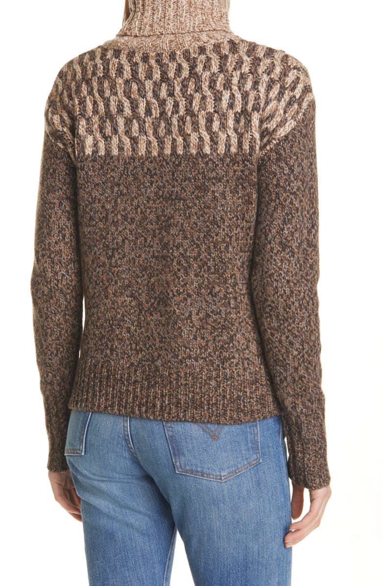 Veronica Beard Turtleneck Sweater, Alternate, color,