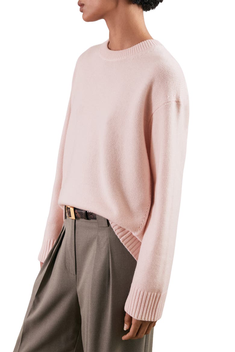 Ella Wool & Cashmere Sweater, Alternate, color, PINK