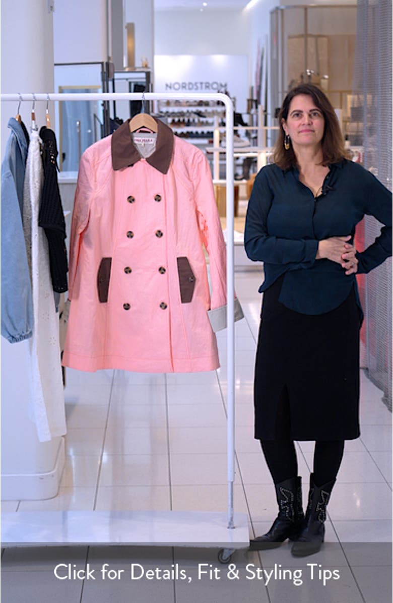 Riley Cotton Canvas Coat, sales video thumbnail