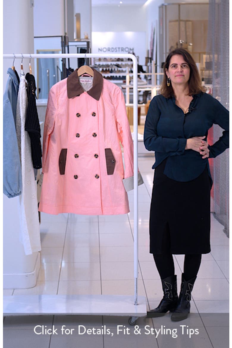 Riley Cotton Canvas Coat video