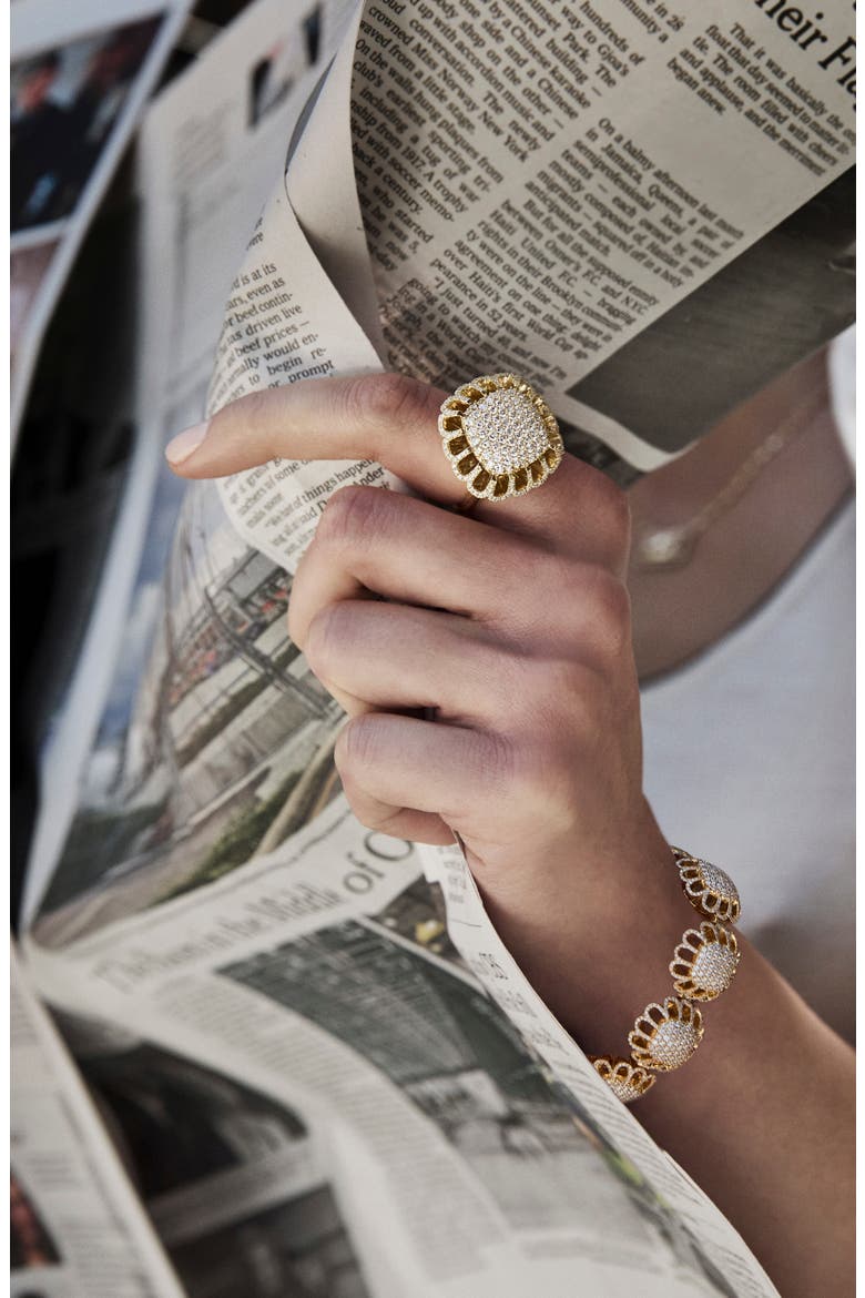 18k Gold Diamond Floating Bracelet, Alternate, color, 18K YELLOW GOLD