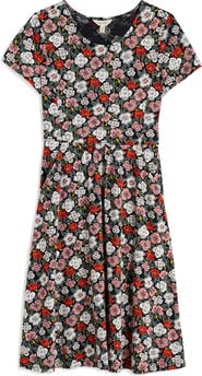 Seasalt Cornwall April Floral Stretch Organic Cotton Dress
