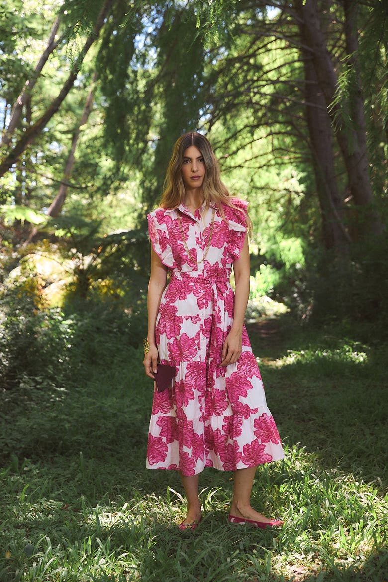 Cc Ernestine Maxi Dress, Alternate, color, Pink Eenika