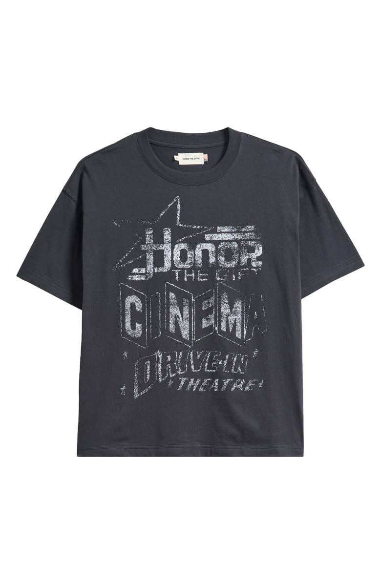 HONOR THE GIFT Cinema Graphic T-Shirt, Alternate, color, Black