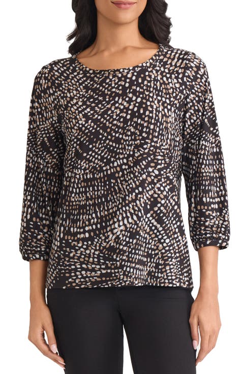 Scattered Dot Top (Regular & Petite)