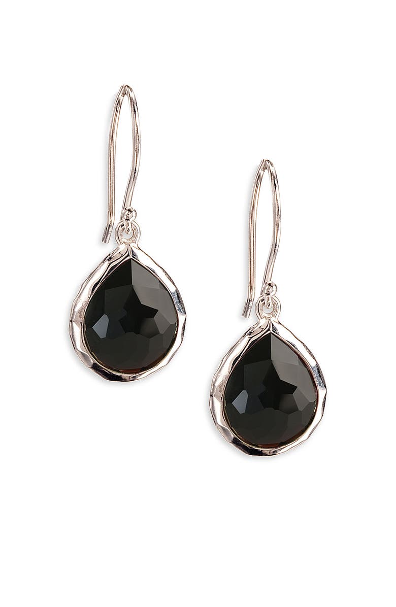 Ippolita Rock Candy<sup>®</sup> Teeny Teardrop Earrings, Main, color, Silver
