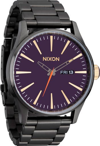 Nixon Sentry Bracelet Watch, 42mm | Nordstrom