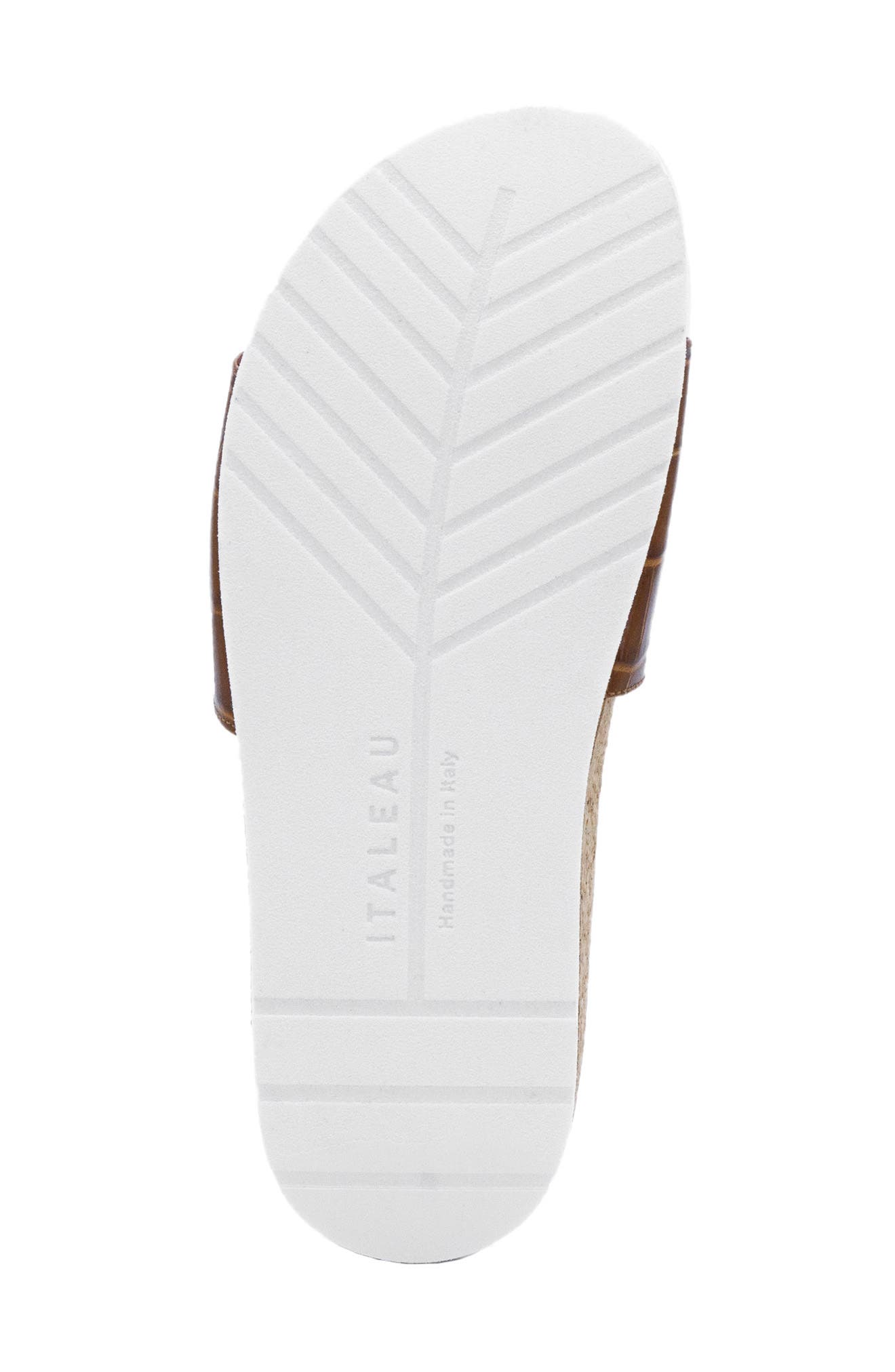 Italeau Molly Croc Embossed Waterproof Slide Sandal, Alternate, color, 