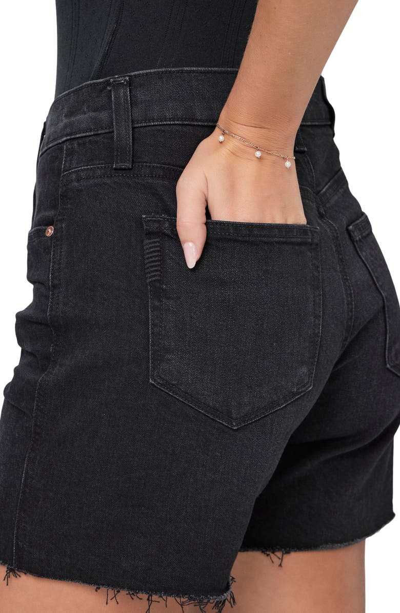 PAIGE Finn Cutoff Denim Shorts, Alternate, color, 