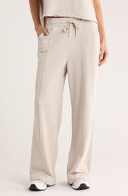 YOGALICIOUS Metro Sunday French Terry Wide Leg Pants