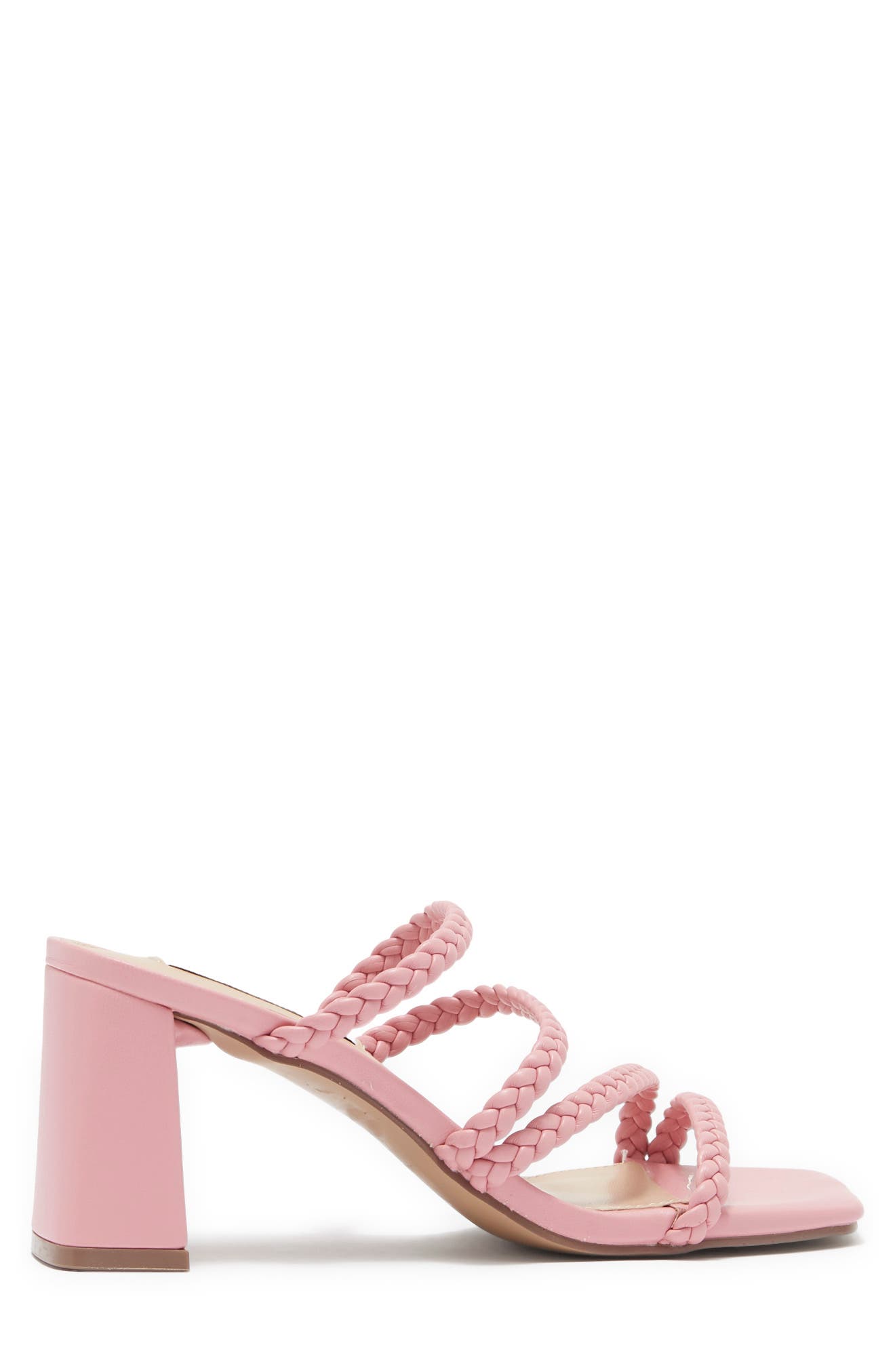 Dion Braided Strappy Sandal, Alternate, color, PINK