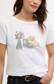 Barbour Brambles Cotton Graphic T-Shirt