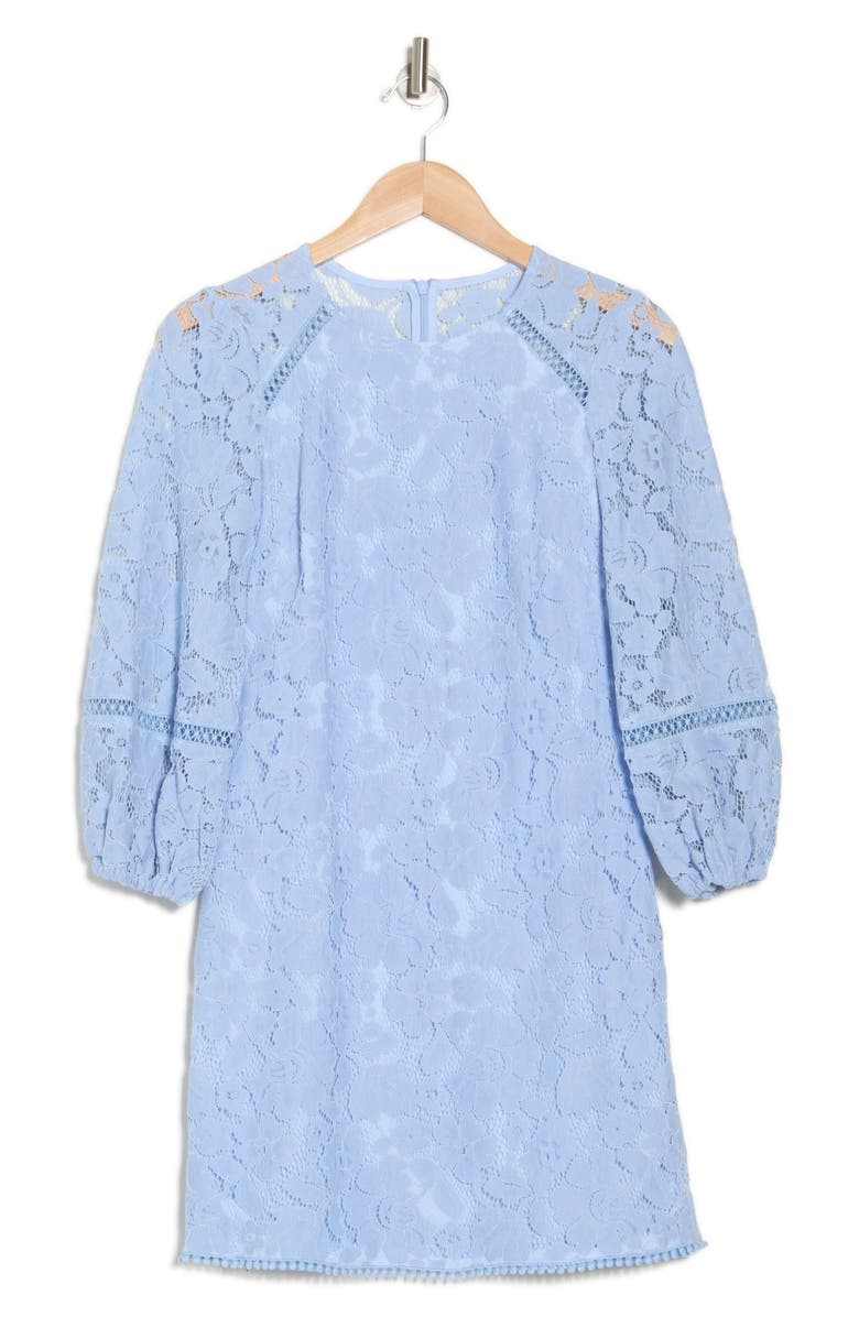 Vince Camuto Lace Long Sleeve Dress, Alternate, color, 