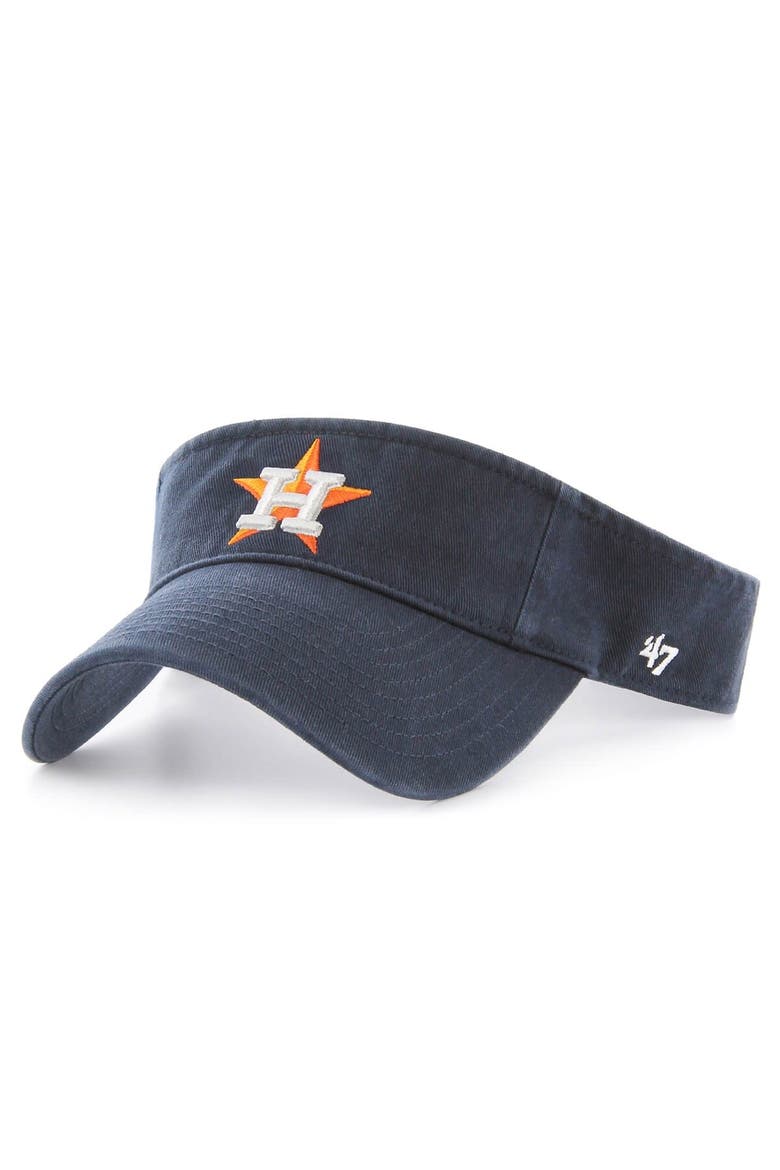 Men's '47 Navy Houston Astros Clean Up Adjustable Visor, Main, color, Navy