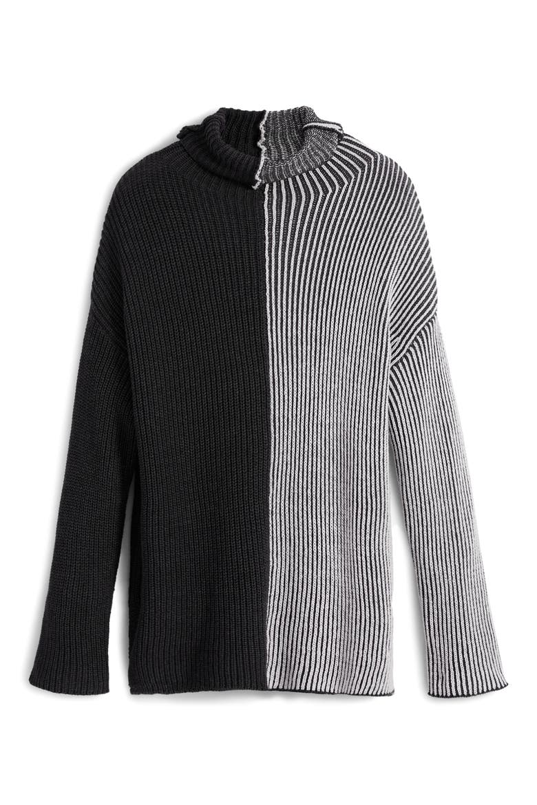 Turtleneck Sweater, Alternate, color, GRAY