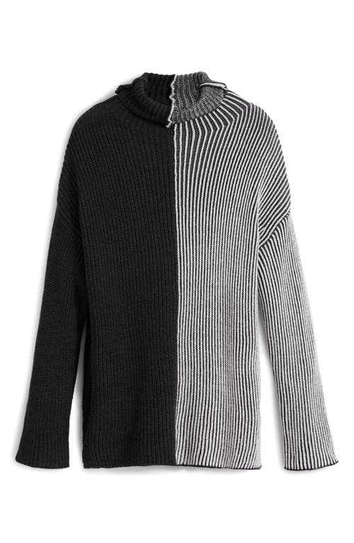 Desigual Turtleneck Sweater In Multi