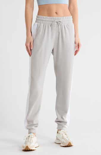 YOGALICIOUS Stripe Fleece Joggers