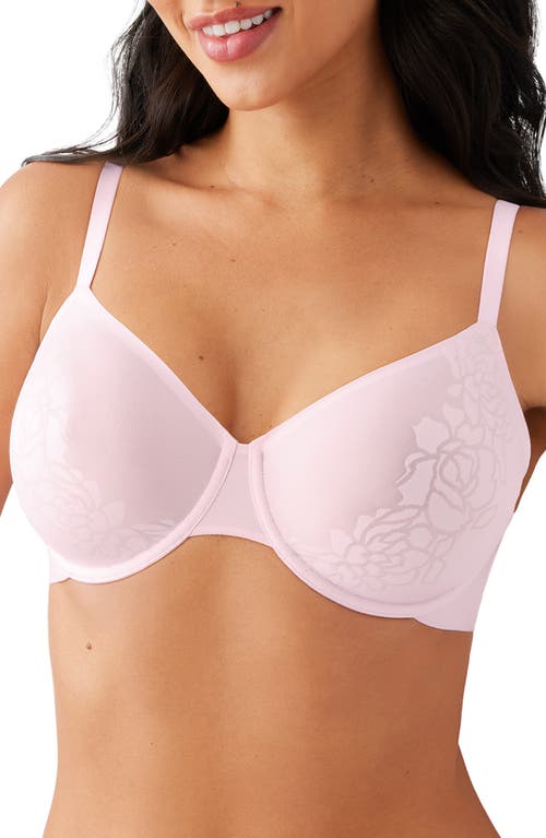 Wacoal Confidence Boost Underwire Bra In Ballet Slipper