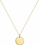 House of Frosted Initial Pendant Necklace