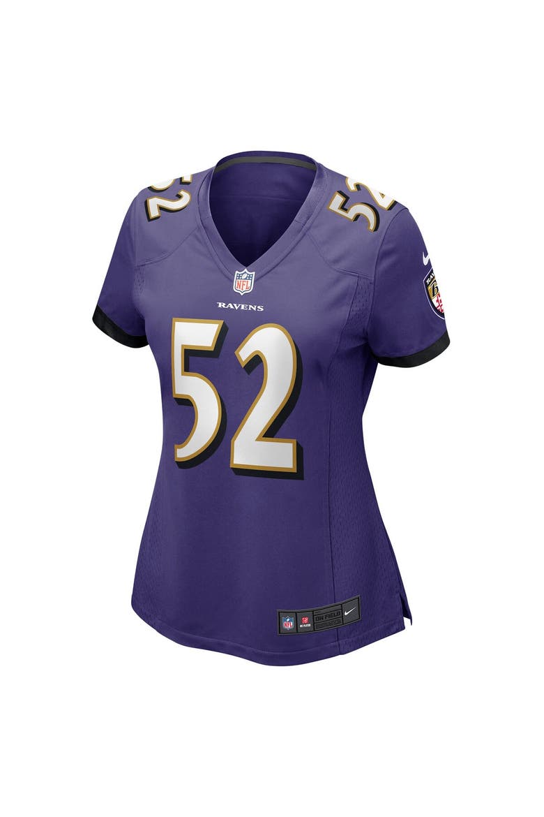 Women's Baltimore Ravens Ray Lewis Nike Purple Game Jersey, Alternate, color, Purple