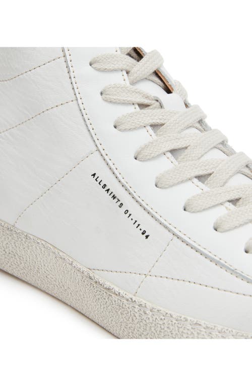 Allsaints Tundy High Top Sneaker In White