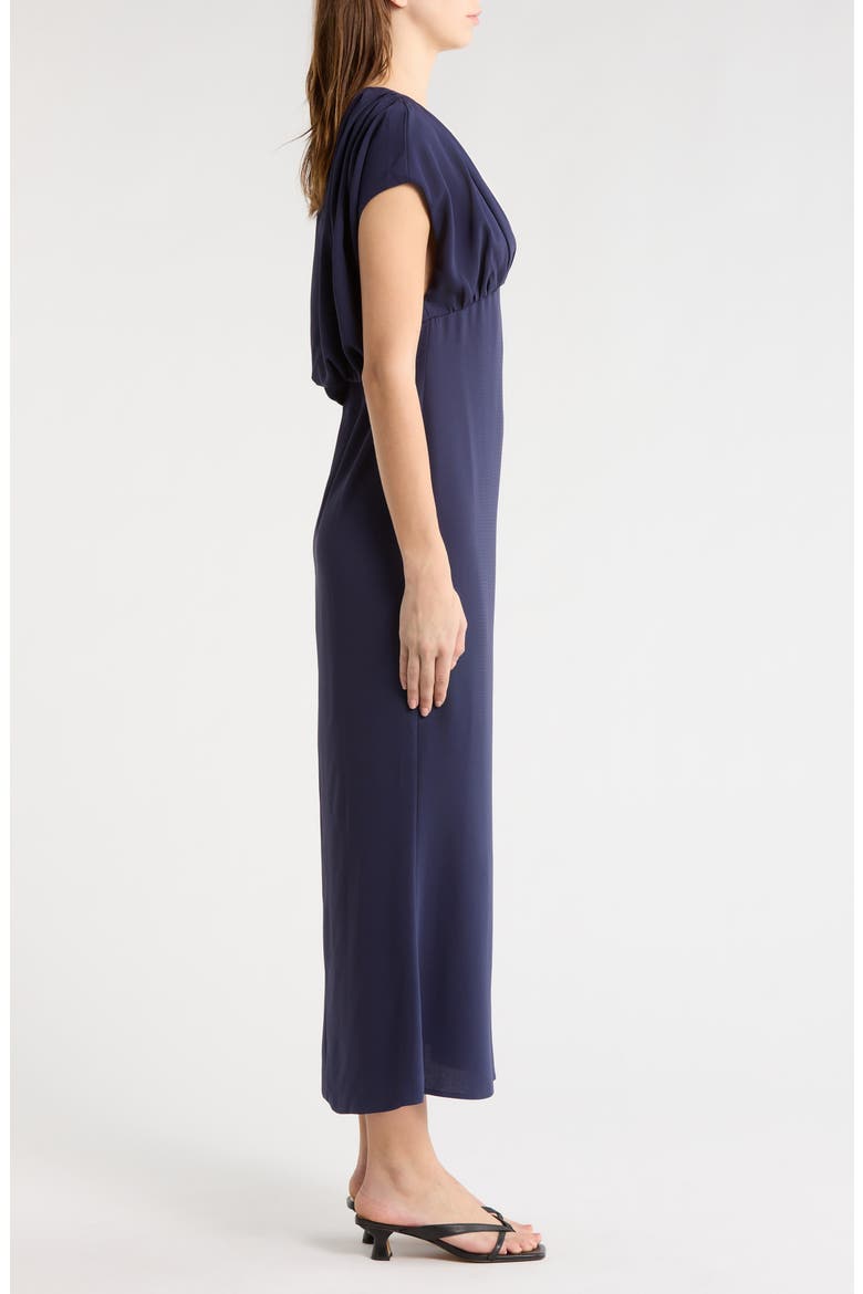 Char Empire Waist Dress, Alternate, color, NAVY