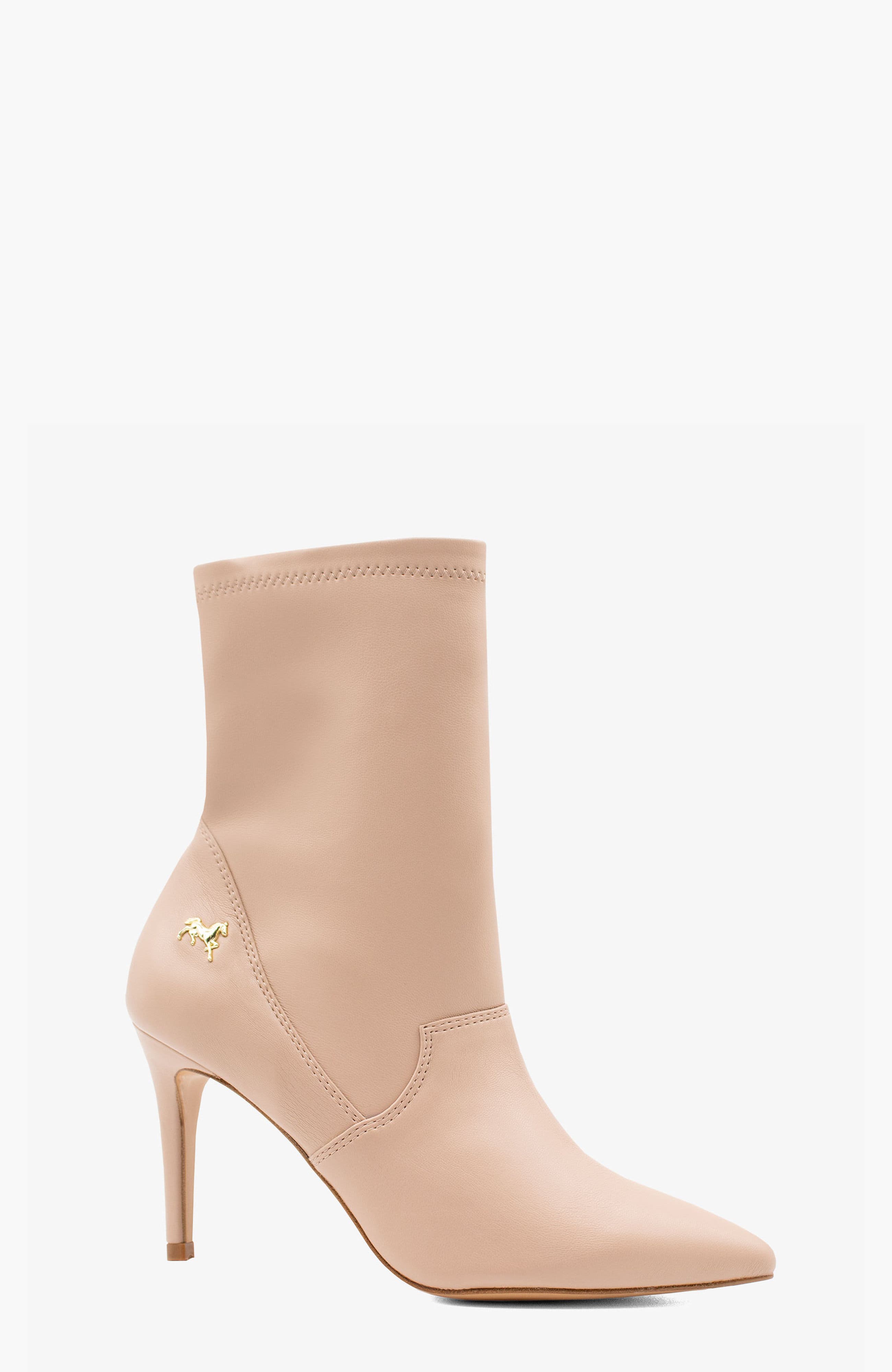 Amore Leather Boots, Alternate, color, Beige