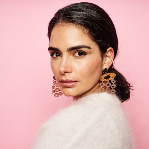 Toolally Hepworth Chandelier Earrings In Gold