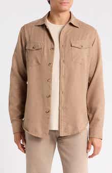 Chevron Button-Up Shirt