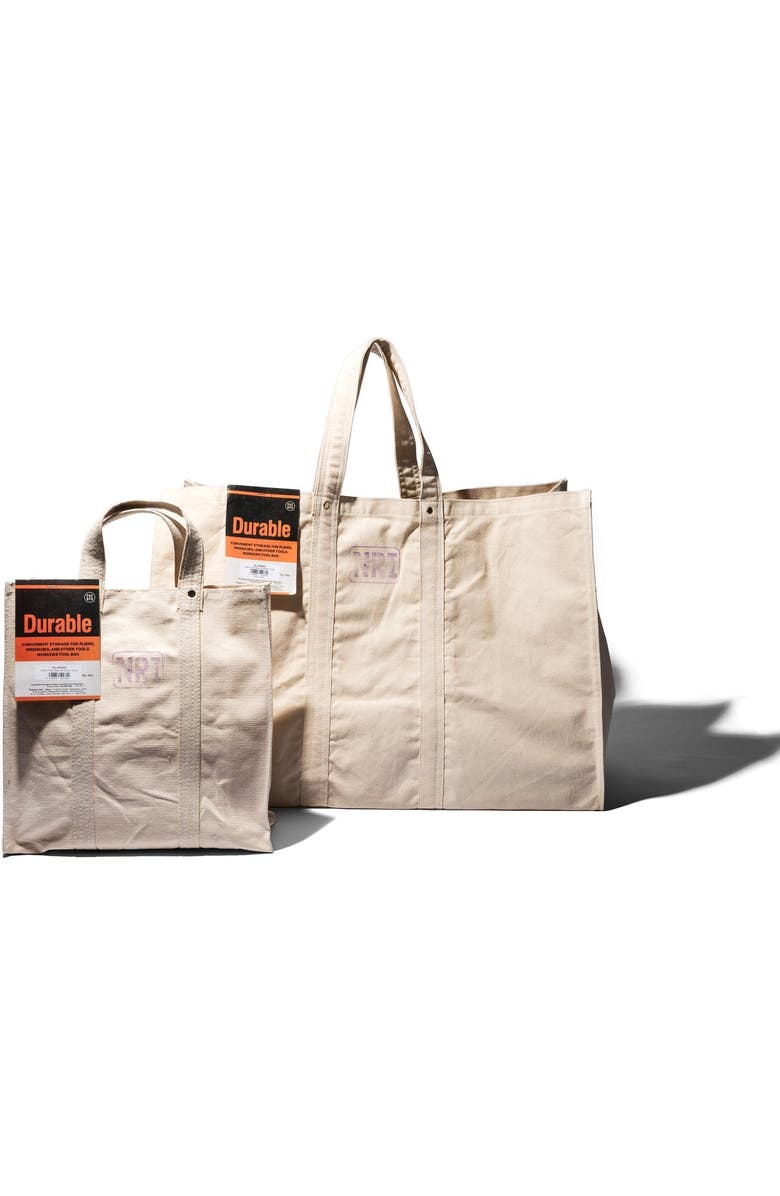 PUEBCO Labour Tote Bag, Alternate, color, Off White