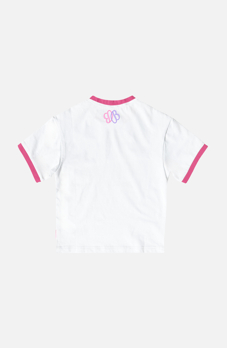 Bits & Bows Birthday Girl T-Shirt, Alternate, color, White/Pink