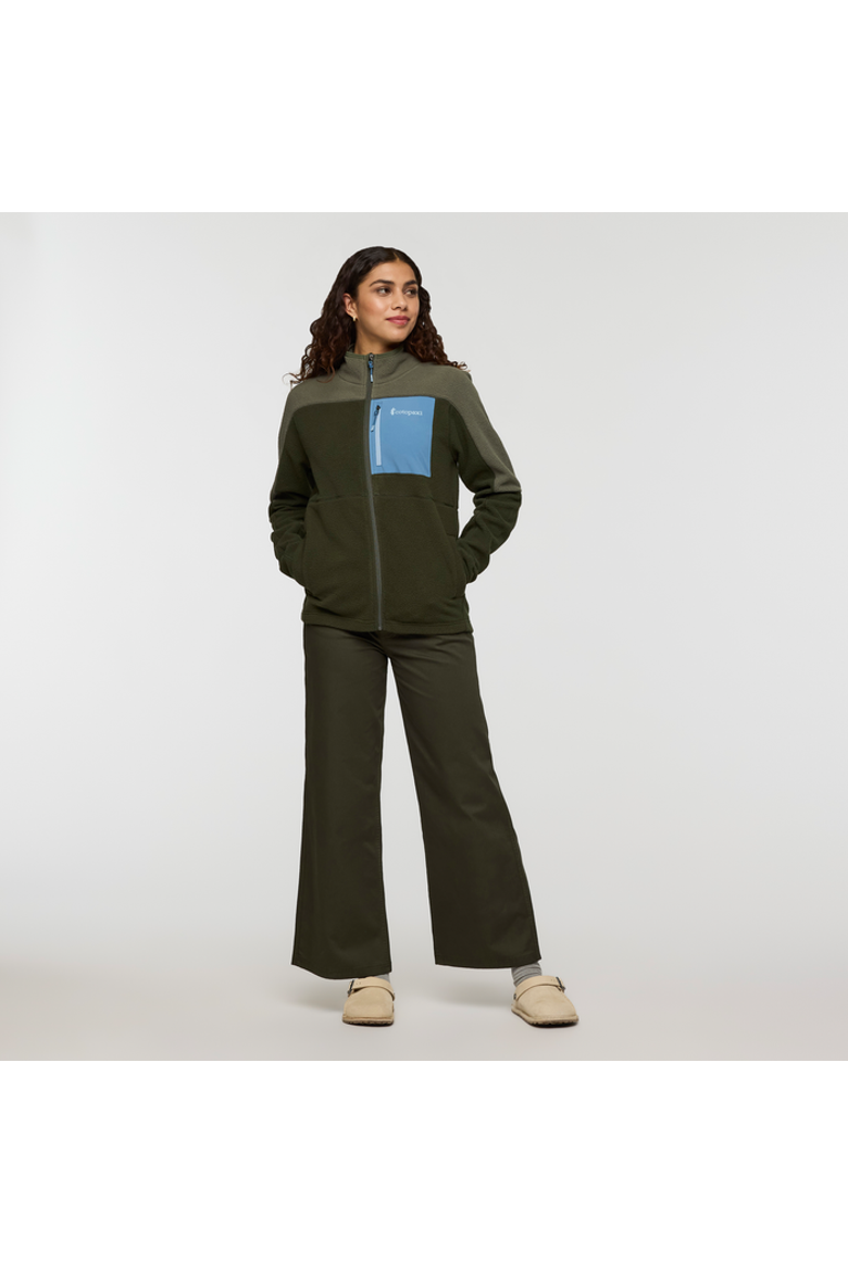Abrazo Fleece Full-Zip Jacket - Women's, Alternate, color, Fatigue/Woods